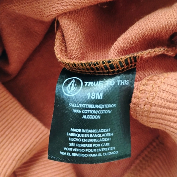 VOLCOM NEW Baby Retro Crewneck Sweatshirt & Denim Pants - Picture 8 of 16